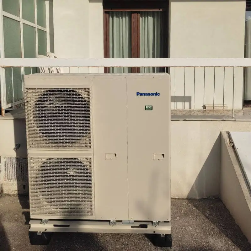 Τοποθέτηση Αντλίας Θερμότητας PANASONIC 16kW σε Μονοκατοικία 100τ.μ.